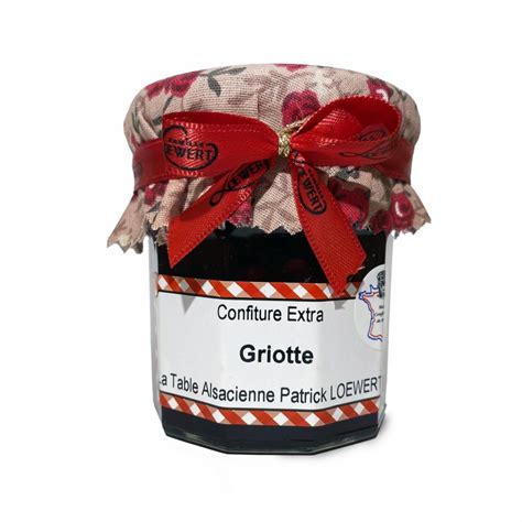 Confiture De Griotte Artisanale De La Table Alsacienne Un Tr Sor D