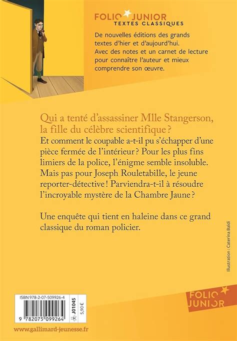 Analyse Du Livre Le Mystere De La Chambre Jaune Online