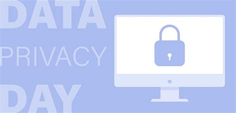 Plantilla del día de la privacidad de datos para el cartel de la