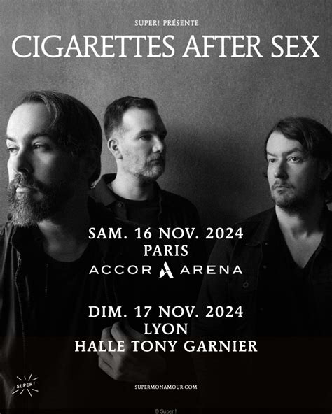 Cigarettes After Sex In Concert At Paris Accor Arena In November