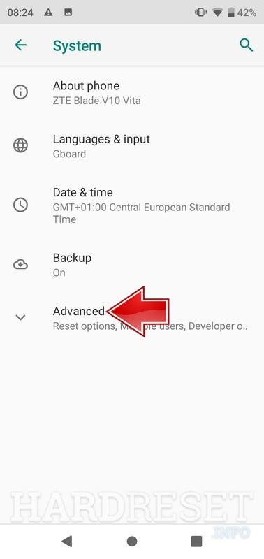 How To Get To And Enable Developer Options On ZTE Blade V10 Vita