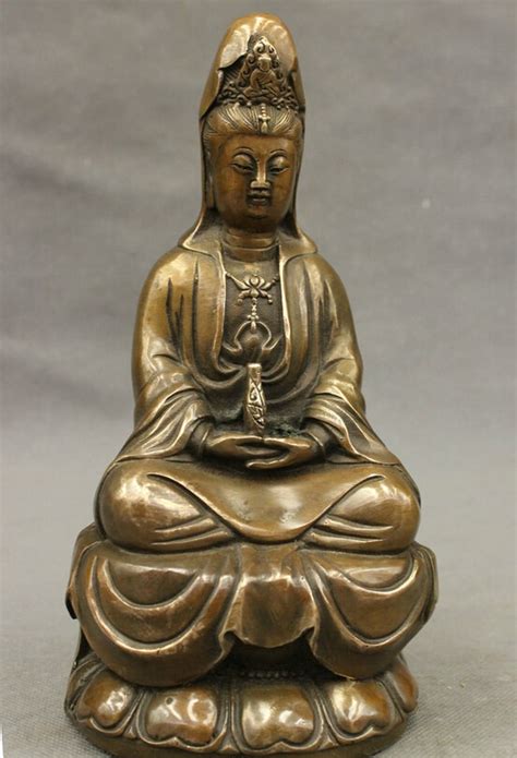 Song Voge Gem S Chinese Bronze Copper Folk Buddhist Kwan Yin