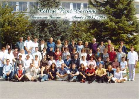 Photo De Classe Coll Ge Goscinny De Coll Ge Ren