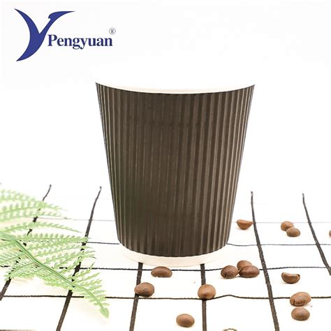 Disposable Paper Cup Hot Drinking Paper Cup Insulation Coffee Cup