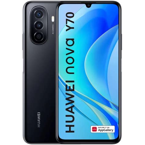 Telefon Mobil Huawei Nova Y70 4gb Ram 128gb 4g Midnight Black Okazii Ro