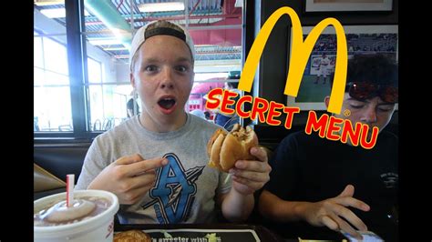 Ordering From The Mcdonalds Secret Menu Youtube