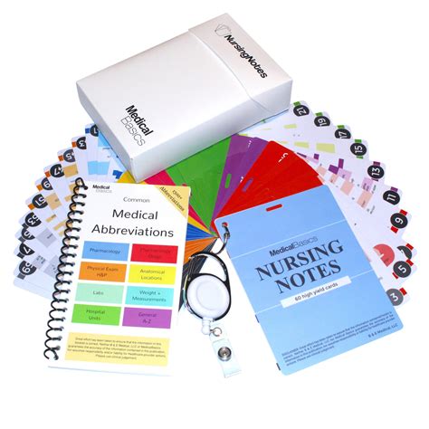 Nursing Notes 60 High Yield Pocket Nursing Reference Card Set