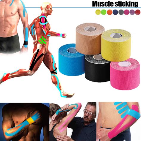 Multifunction M Waterproof Sports Elastic Kinesiology Tape Roll Physio