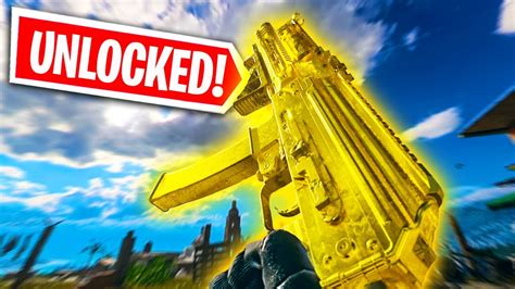 Unlocking GOLD CAMO For SMGs In MW2 YouTube