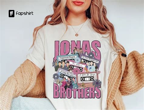 Retro Jonas Brothers Cassette Shirt Nick Joe Kevin Jonas Shirt Sold By