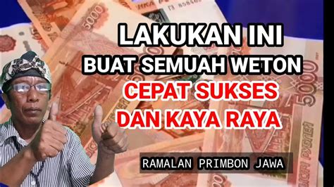 NGAJI LAKU CEPAT SUKSES DAN KAYA RAYA Ramalan Primbon Jawa YouTube