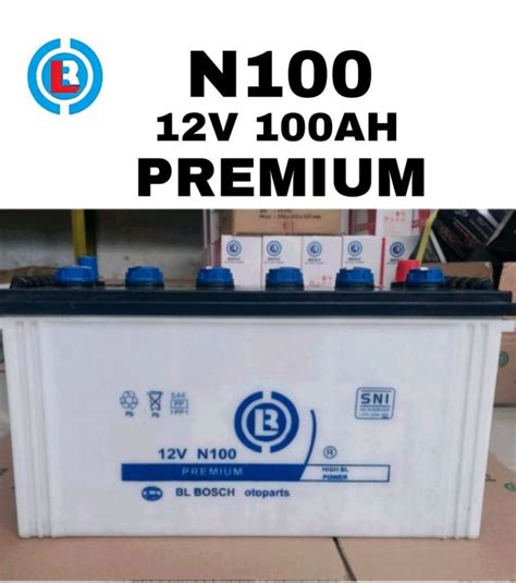 Aki Accu BAOLE N100 12 Volt 100 AH PREMIUM ORIGINAL Aki Basah Untuk