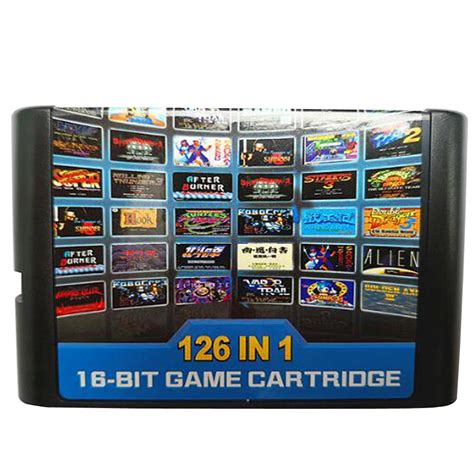 BEST MATCH 126 In 1 Game Cartridge 16 Bit Game Card For Sega Mega Drive