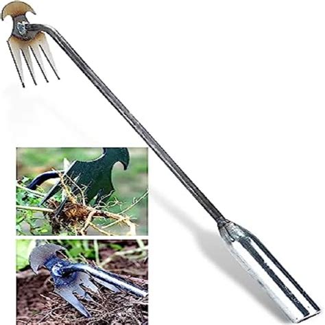 New Manganese Steel Double End Garden Weeders Grass Rooting Loose Soil