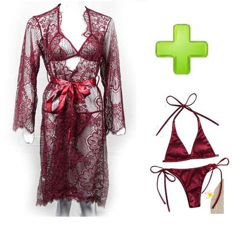 Pcs Nighty Beautiful Bridal Maroon Hot Sexy Silk Long Gown Bridal Night Suit Nightwear