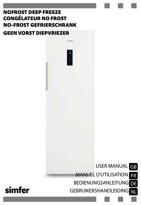 SIMFER FS7301 USER MANUAL Pdf Download | ManualsLib