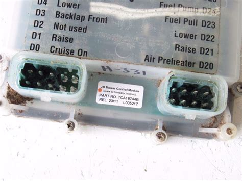 Eastern Triangle Enterprises Llc E Store John Deere Tca18744 Mower Control Module 7500 7700