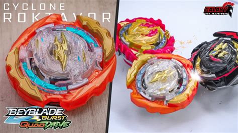 Roktavor Sin Alas Cyclone Roktavor R Beyblade Burst Quad Drive