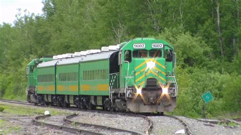 Maine Northern Railway Excursion Train Part 1 June 5th 2015 Youtube