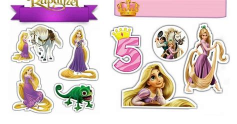 Rapunzel Toppers Para Tartas Tortas Pasteles Bizcochos O Cakes Para