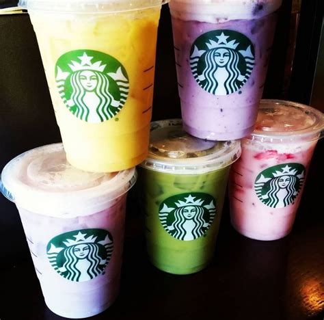 Taste The Rainbow With Starbucks Secret Menu Green Drink Starbucks Secret Menu Secret Menu