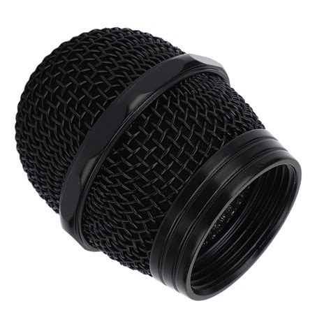 Mic Ball Head Mesh Grill Black Microphone Mic Mesh Cover Replacement