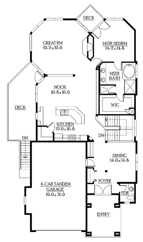 Craftsman Style House Plan 4 Beds 4 5 Baths 3495 Sq Ft Plan 132 277