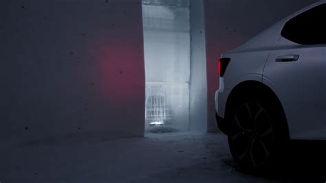 Polestar Opens All White Car Showroom Fully Built Out Of Snow