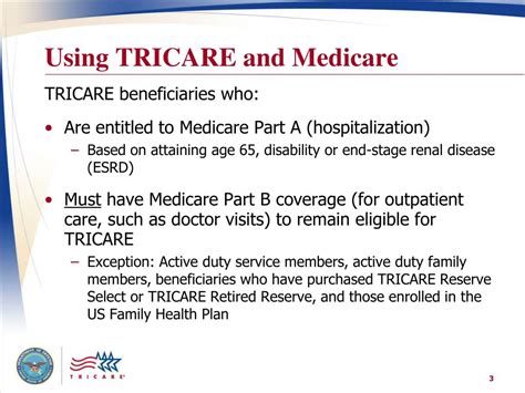 Ppt Using Tricare And Medicare Powerpoint Presentation Free Download