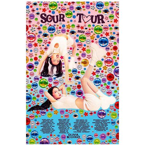 Olivia Rodrigo Poster Sour Tour