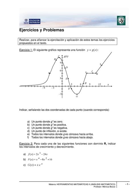 Matemática II Ejercicios Modulo 4 Materia HERRAMIENTAS MATEMÁTICAS