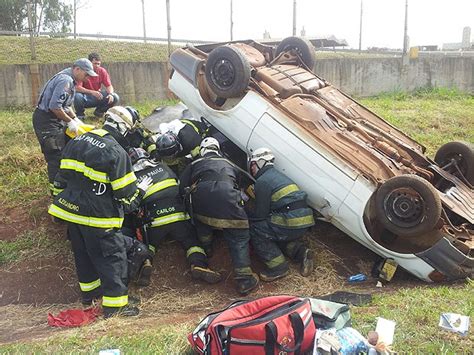 G Capotagem Deixa Mulher Ferida Na Anhanguera Em Ribeir O Preto Sp