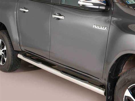 Side Steps Toyota Hilux Revo Dc Stainless Steel Tube Mm