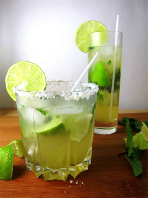 Coconut Mojitos With Agave Syrup Babaganosh