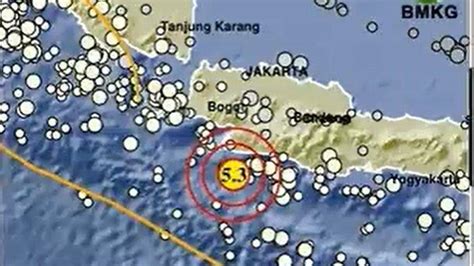 Sukabumi Diguncang Gempa M 5 3 Kedalaman 10 Km