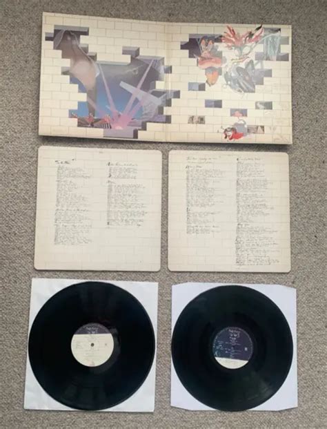 PINK FLOYD THE Wall ORIGINAL 1979 LP VINYL Original UK 1st Press A2 B2