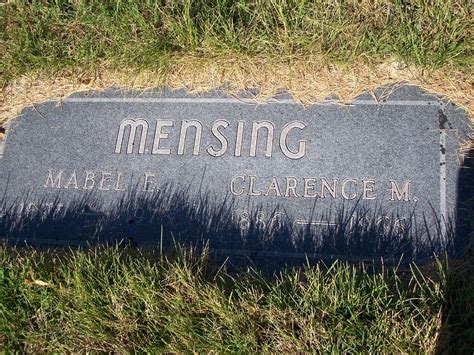 Mabel Ellis Sanders Mensing Find A Grave Memorial