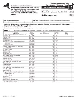 Fillable Online Tax Ny Form St Consumer S Utility And Fuel