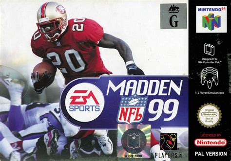 Madden NFL 99 (1998) box cover art - MobyGames