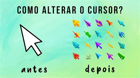 Como Personalizar O Cursor Do Mouse 2020 YouTube