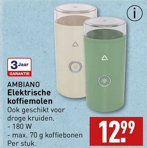 Ambiano Elektrische Koffiemolen Per Stuk Aanbieding Bij ALDI