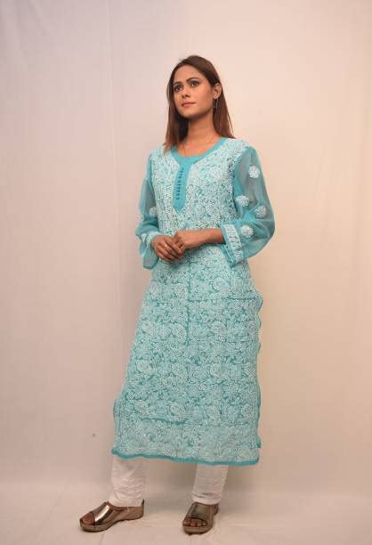 Lucknowi Kurtis Buy Lucknowi Kurta Lucknowi Suits Chikan Suits