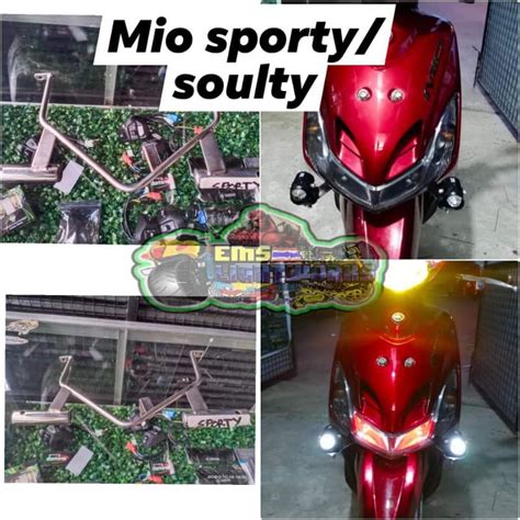 Mio Sporty Soulty Mini Driving Light Stainless Led Bracket Heavy Duty