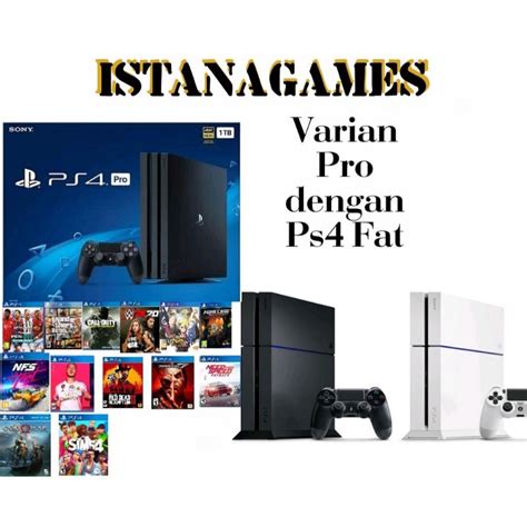 Jual PS4 PRO HDD 1TB PLAYSTATION 4 PS4 FAT HDD 500GB 1TB Shopee