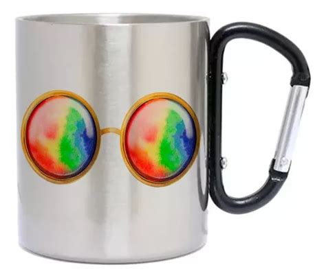 Caneca Inox Mosquetão Óculos Redondo Arco Iris Lgbt Lgbtqia MercadoLivre