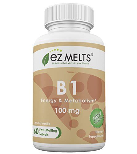 Ez Melts B1 100 Mg Fast Melting Tablets Gtineanupc 19962220258 Cadastro De Produto Com