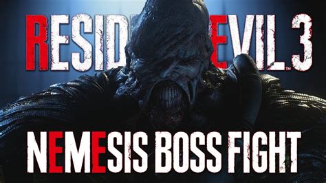 Resident Evil 3 Remake DEMO - NEMESIS Boss Fight - YouTube