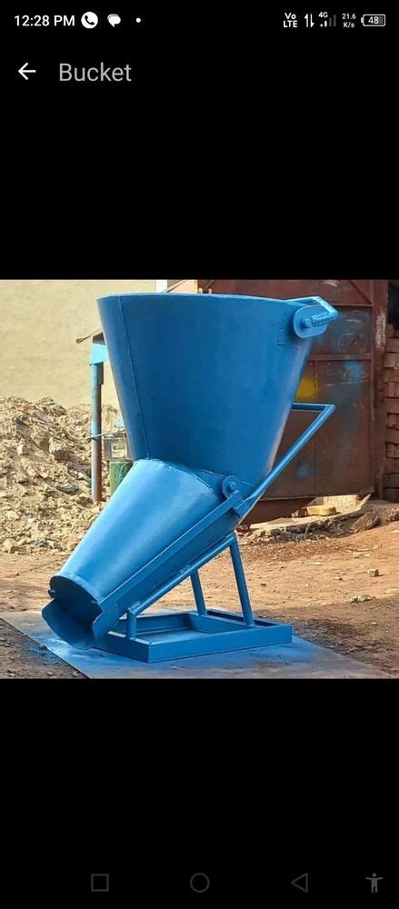 Concrete Banana Bucket For Construction Capacity 05 Cqbm At Rs