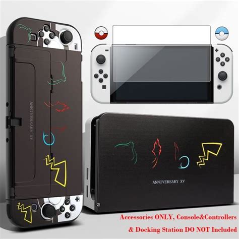 Pack D Accessoires De Jeu Pour Ns Switch Oled Coque De Protection En