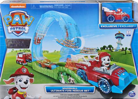 Paw Patrol True Metal Ultimate Fire Rescue Track Set With Exclusive